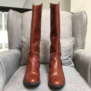 Tall Leather Merona Leather boots size 10